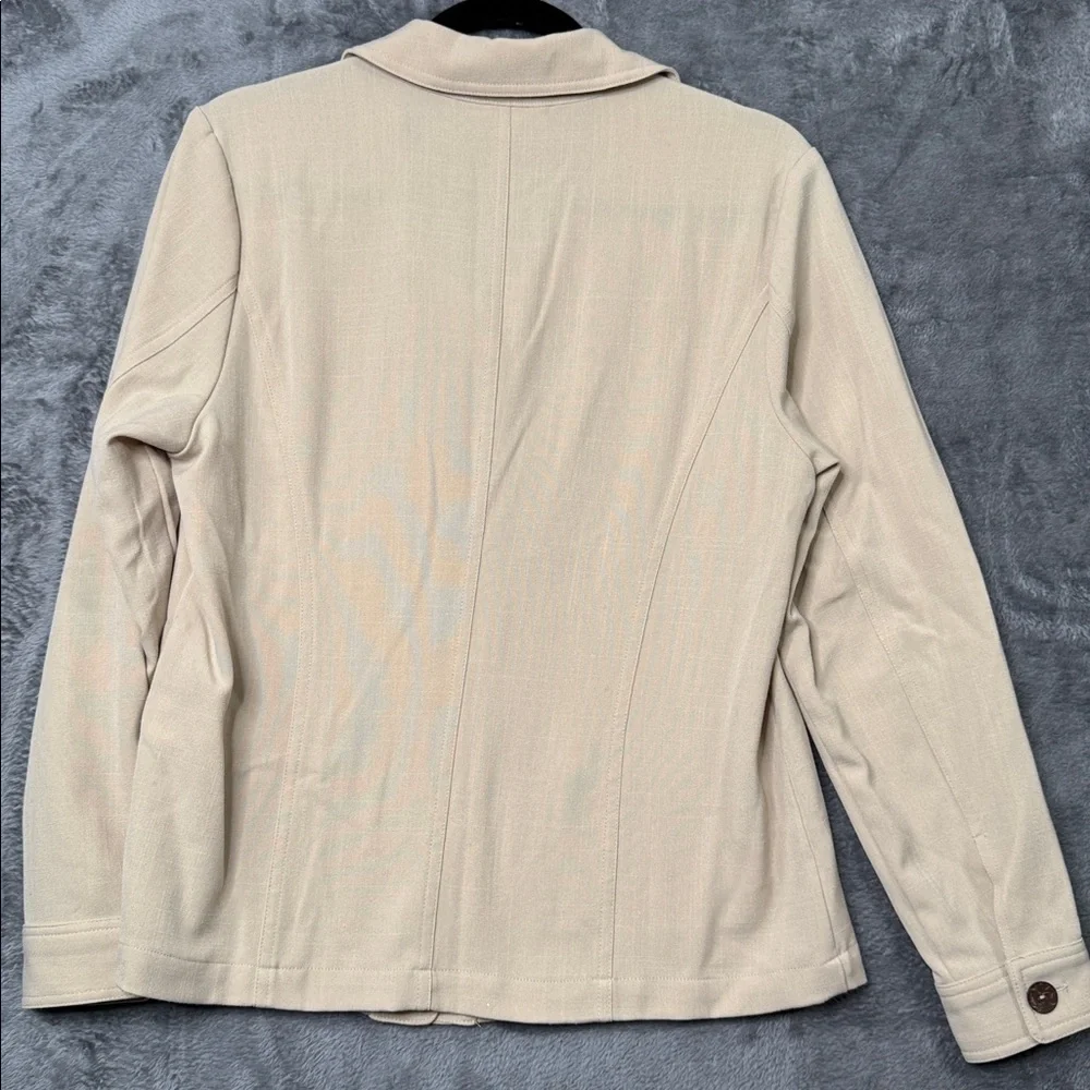 Appleseed's Dennisport Everywhere Cream/Beige Lightweight Jacket Women's Sz 12P